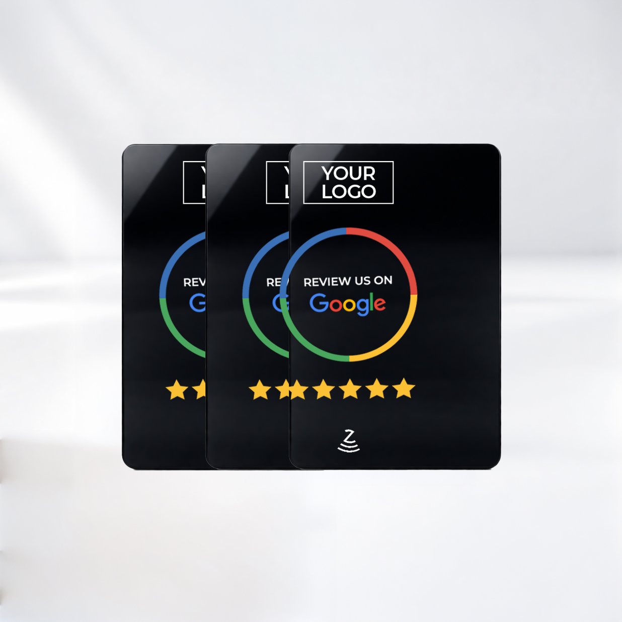 AI Google Review Black PVC/NFC Smart Cards - Image 2