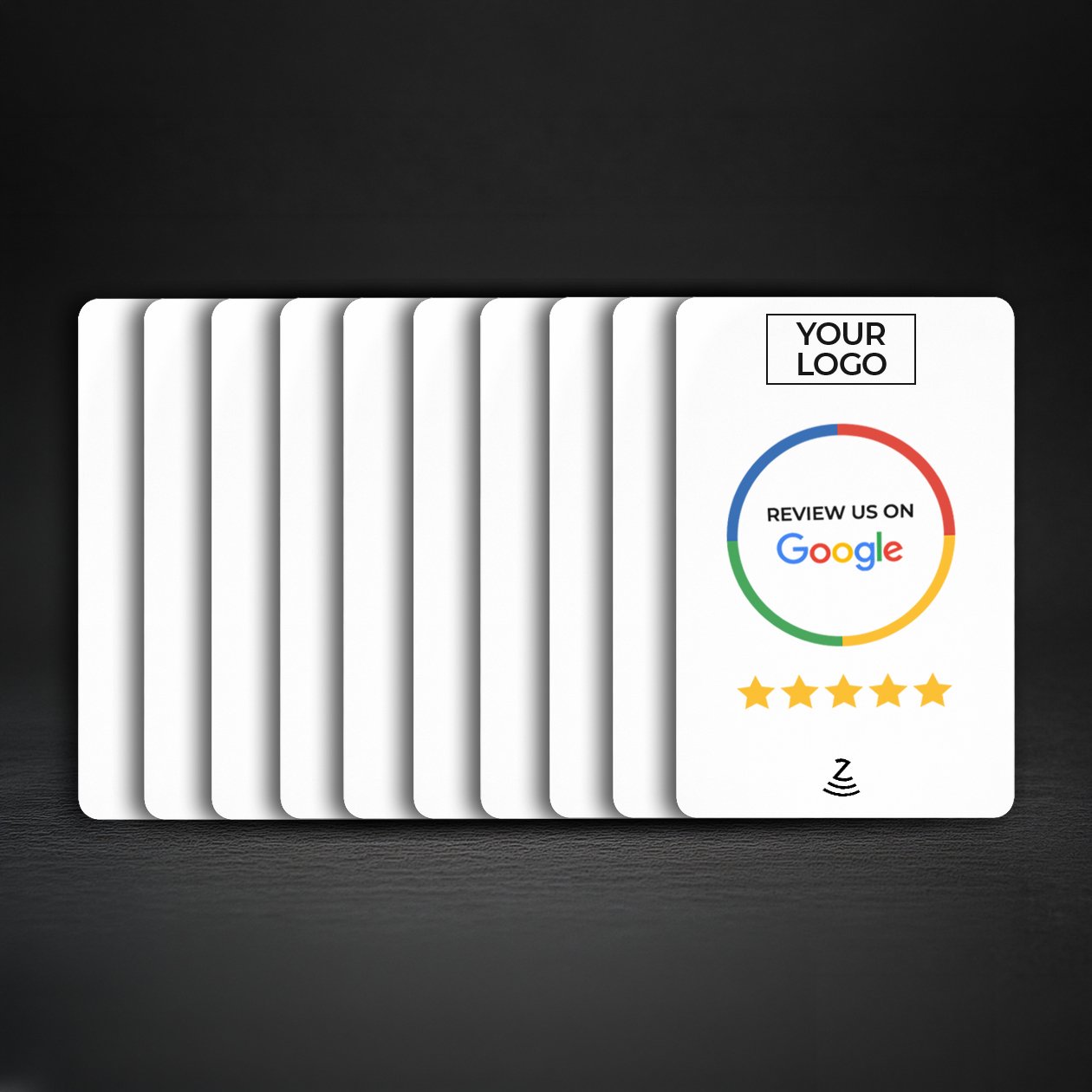 AI Google Review White PVC NFC Smart Card - Image 3