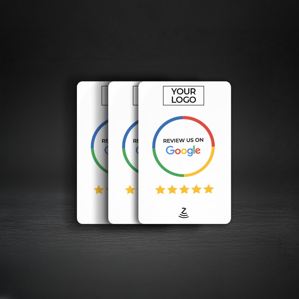 AI Google Review White PVC NFC Smart Card - Image 2