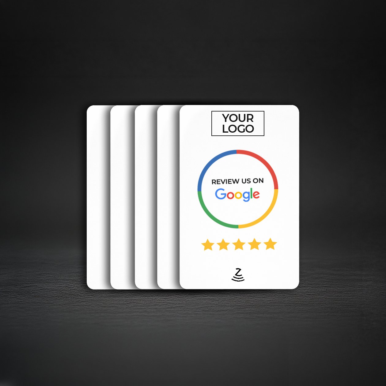 AI Google Review White PVC NFC Smart Card - Image 4