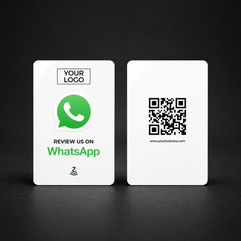 Whatsapp White PVC NFC Smart Card
